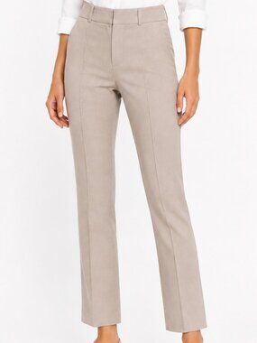 INC International Concepts Light Taupe Boot-Cut Trousers
